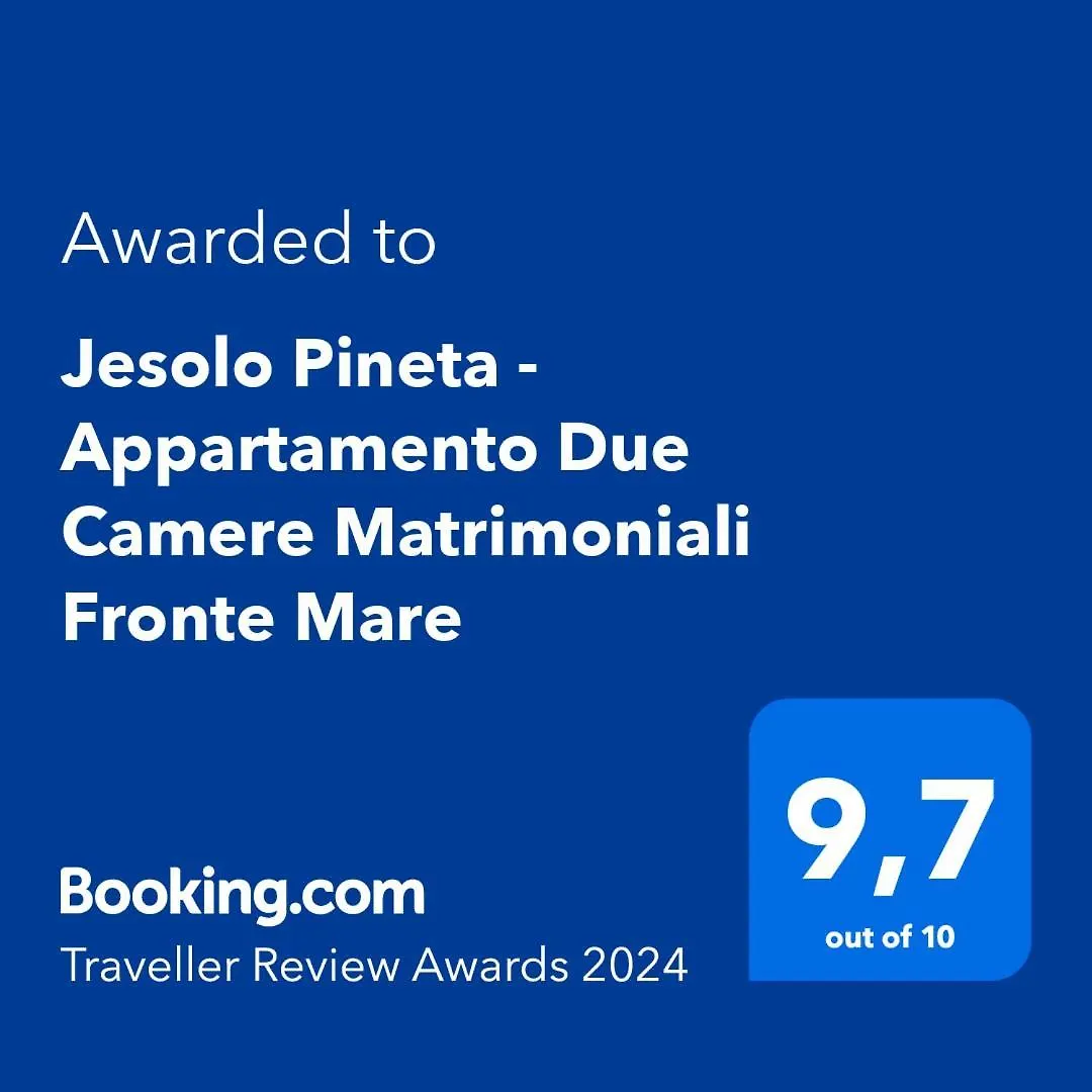 Jesolo Pineta - Appartamento Due Camere Matrimoniali Fronte Mare